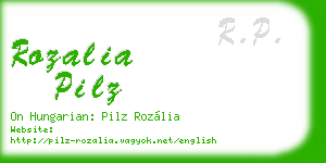rozalia pilz business card